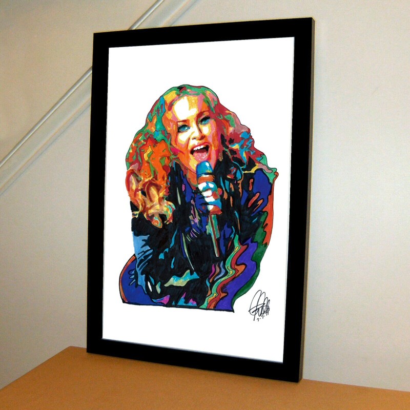 Madonna Singer Dance Pop Rock Music Print Poster Wall Art 11×17