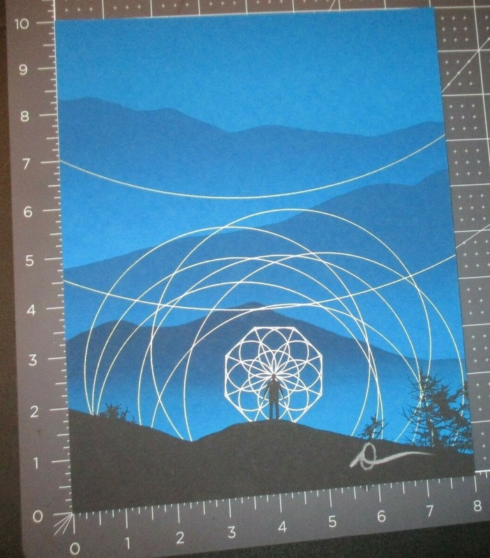 DAN MCCARTHY art print poster Mystery Print cut silkscreen trim 8 One-of-a-kind