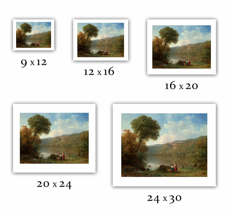 George Inness : "Lake Nemi" (1857) — Giclee Fine Art Print gallery