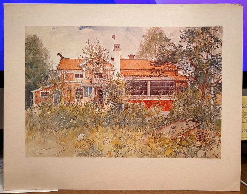 Carl Larsson prints, set of 4 from "At Home" series, ink & waterclr, 1896 - 1900 gallery