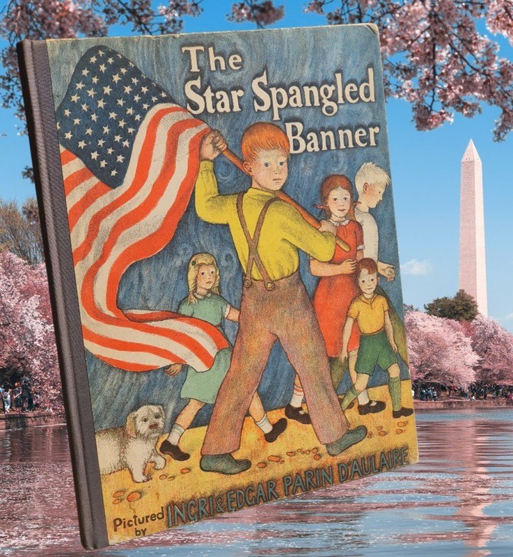 1942 Ingri and Edgar d’Aulaire The Star Spangled Banner First Edition No DJ VG+