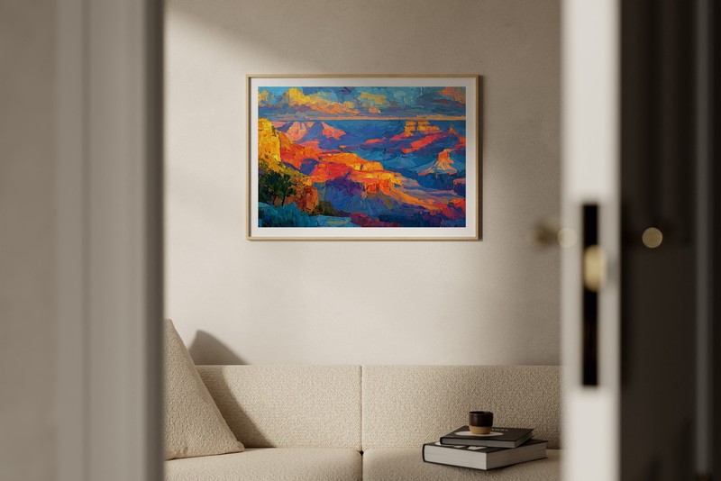 Grand Canyon United States 36x24 Giclée Art Print Ltd 1/25 Signed COA Rombley H1 gallery