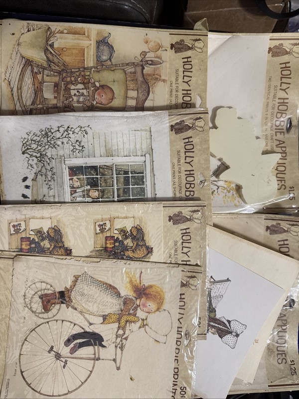 HOLLY HOBBIE Vintage Prints 1960’s for Decoupage Crafts Framing