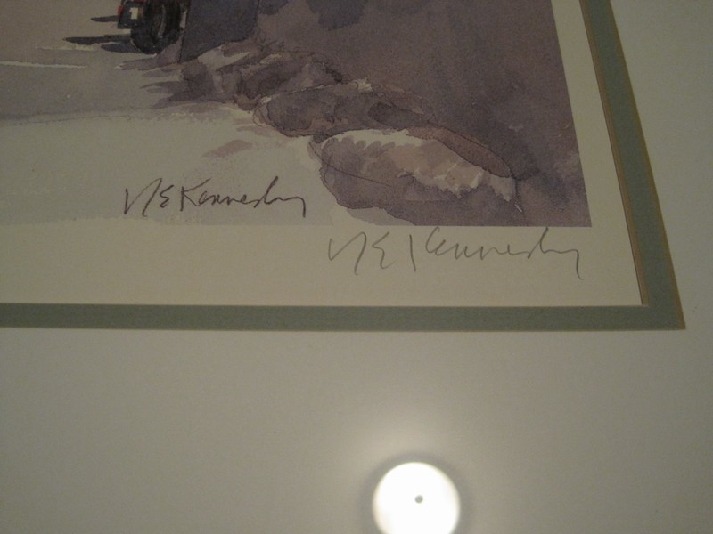 R.E. Kennedy "Feathered Alley, St George Bermuda" LE 99/500 27x33" Art Print gallery