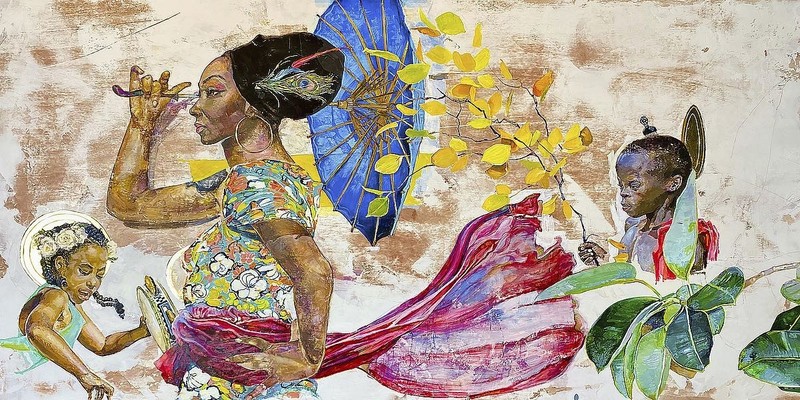 A Dream of Venus in Spring by Noland Anderson 18 x 12 in. Paper New Unframed