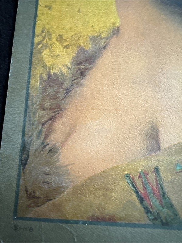 Antique 1906 Native American Indian Maiden, Hayes Litho Co gallery