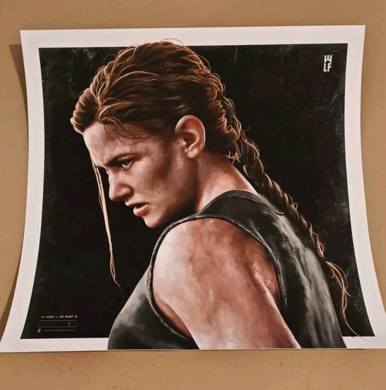 The Last Of Us Part II Ellie – WLF Var. X/50 by Jake Kontou Giclée Print Signed
