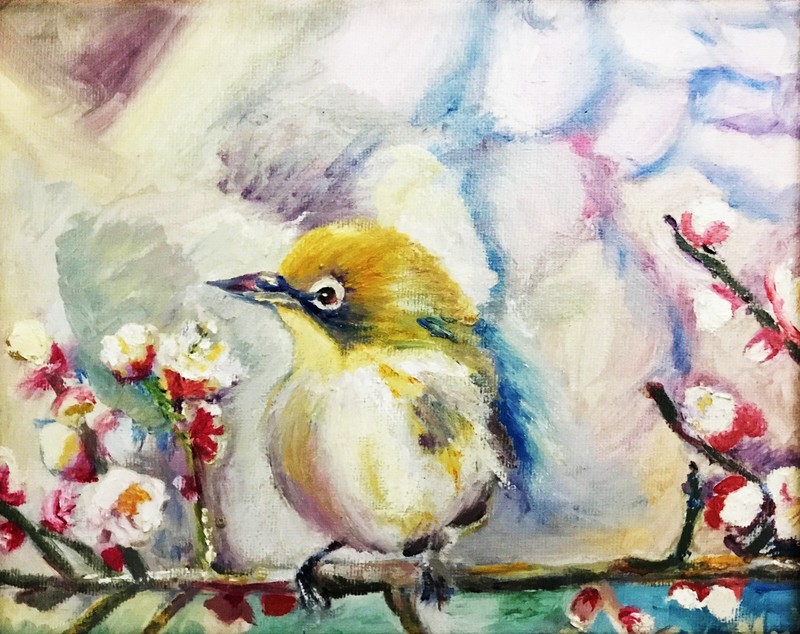 Bird on Branch, Limited Edition Print