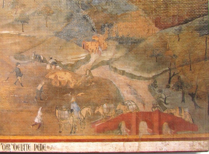 Ambrogio Lorenzetti · Allegory of Good Government, print on wood 380mm x 180mm gallery