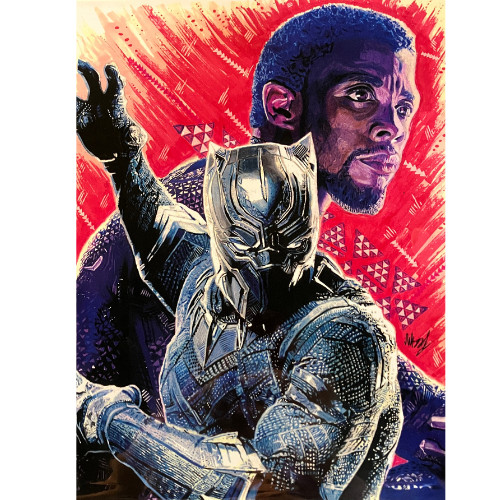 Black Panther Marvel 10″ x 13″ Art Print by Nolan Tweedy