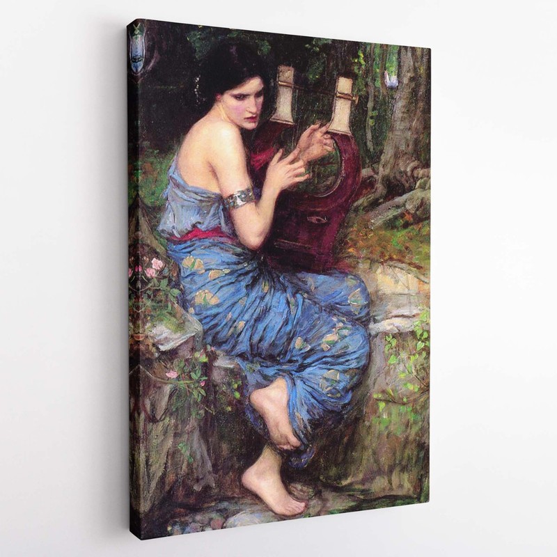 John William Waterhouse The Charmer Canvas Wall Art Framed Picture Print