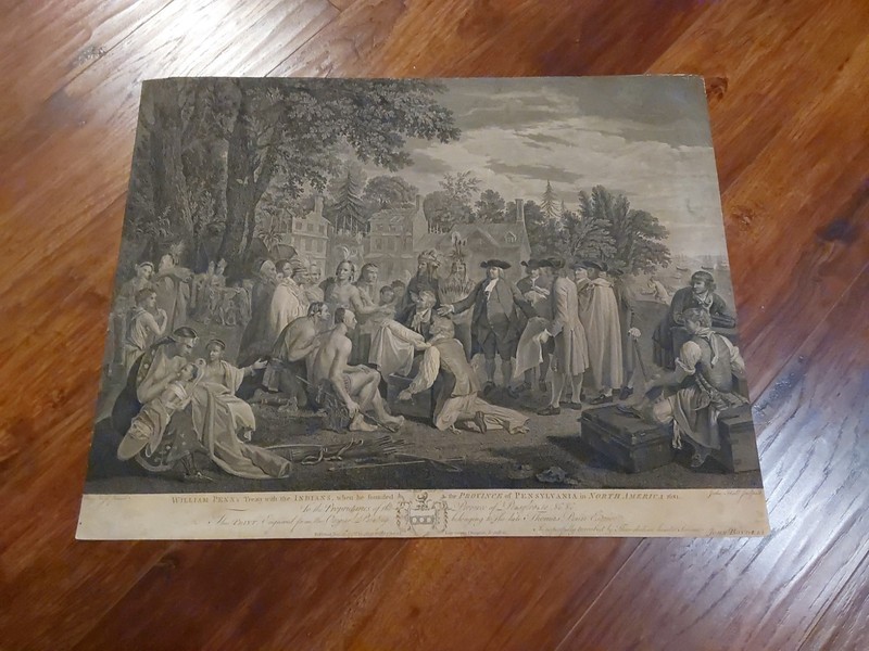 William Penn’s Treaty with the Indians after Benjamin West by John Boydell 1775
