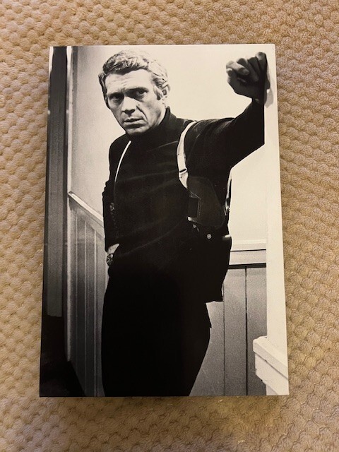 steve mcqueen canvas brand new 12 x 8 inches
