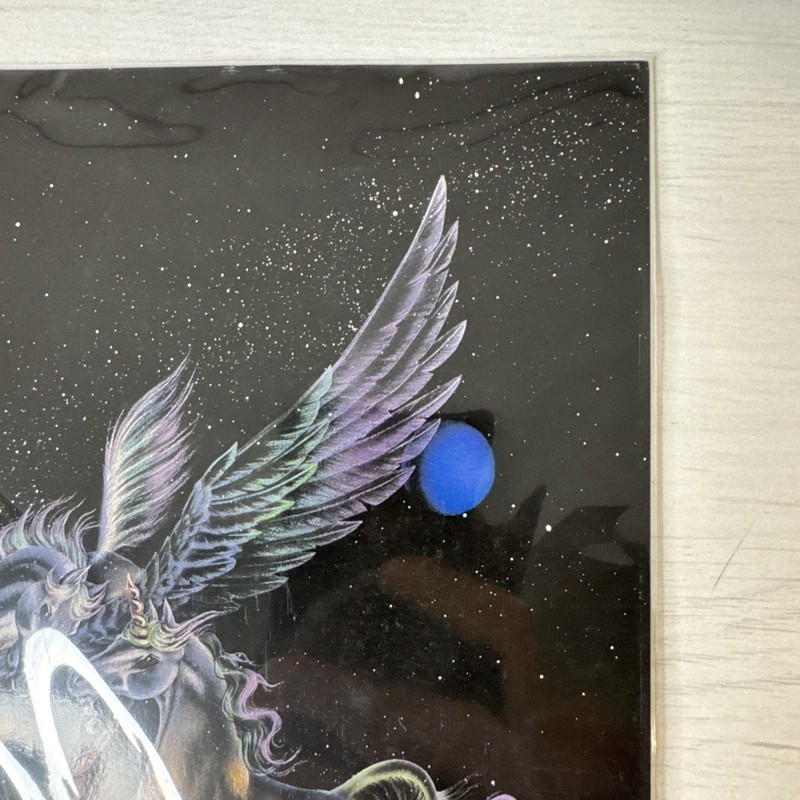 PEGASUS & UNICORN ART by Sue Dawe 1987 PRINT SEALED 8" X 10” Vintage Art Work gallery