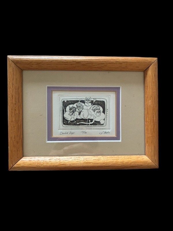 DARLENE HARDIE 125/500 Deviled Eggs Framed Farmhouse Decor eBay Ink LITHO Art gallery