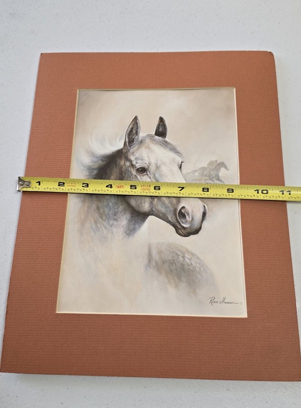 Ruane Manning Vintage Horse Portrait Matted Print NOS Horses gallery