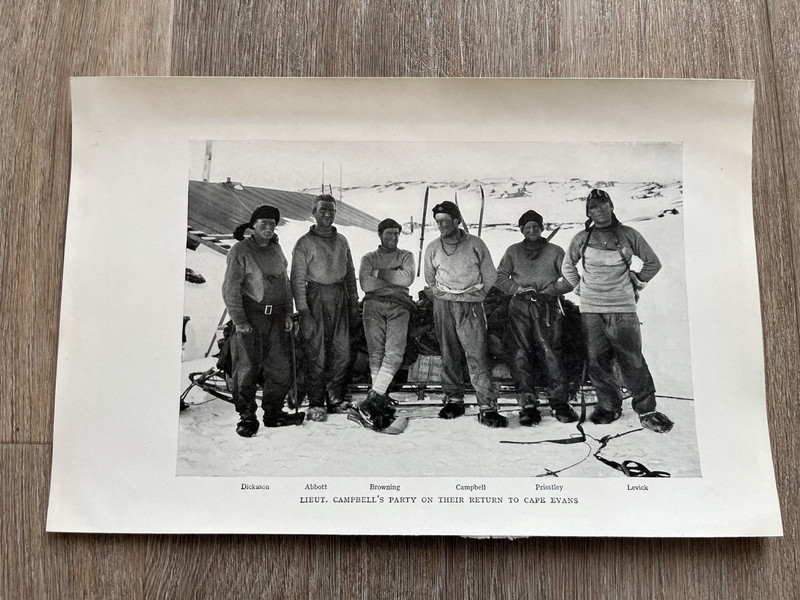 scotts last expedition 1913 print – lieut campbells party from cape evans