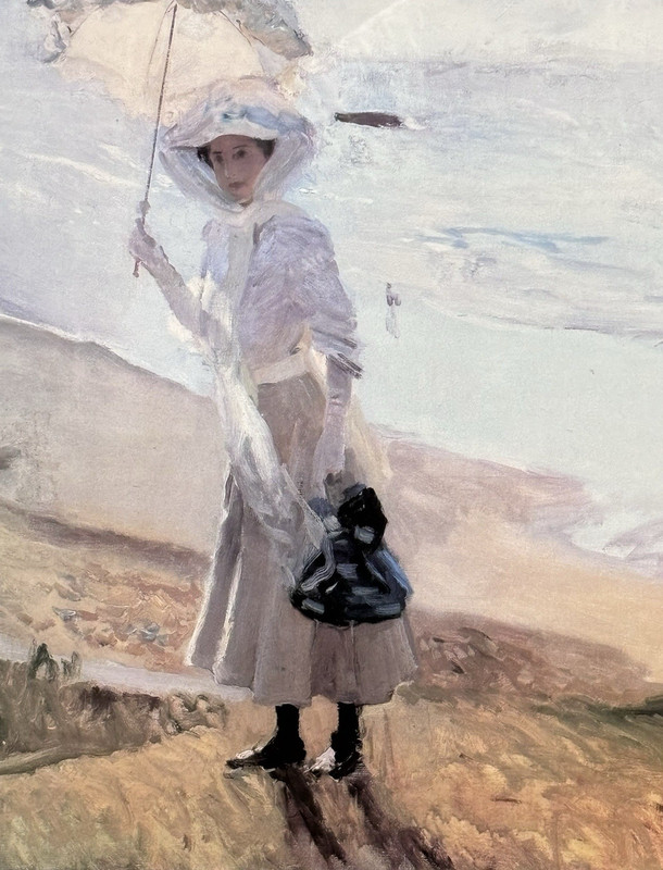 LARGE Framed Matted Beautiful! Joaquin Sorolla Print, Stunning Fine Art Decor gallery