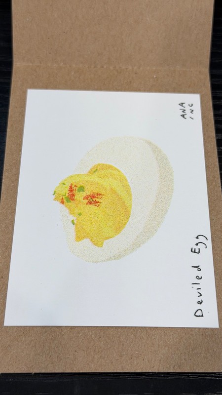 Deviled Egg Ana Inc Inciardi Grand Central Market Los Angeles Mini Print