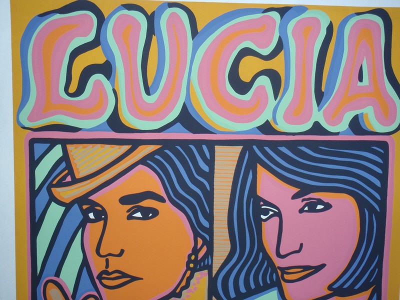 LUCIA /// Cuba Silk-screen Movie Poster by Famed Cuban Pop Artist Raul Martinez gallery