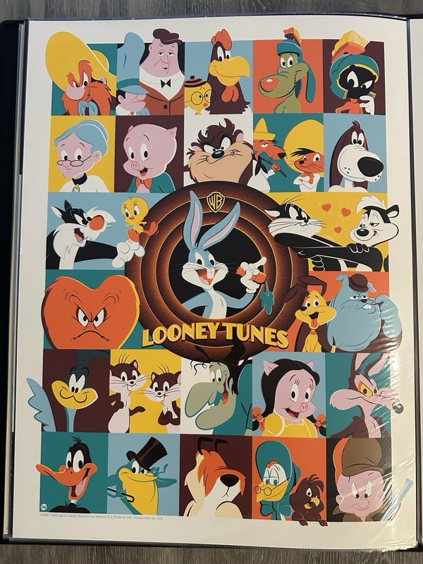 Dave Perillo – Looney Tunes – 18 x 24 inches screen print Bugs Bunny ed of 115