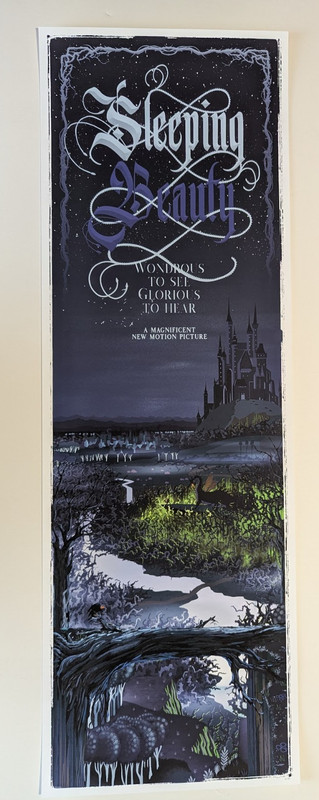 Ben Harman Sleeping Beauty – Night – Giclee – 12×36 – #/85