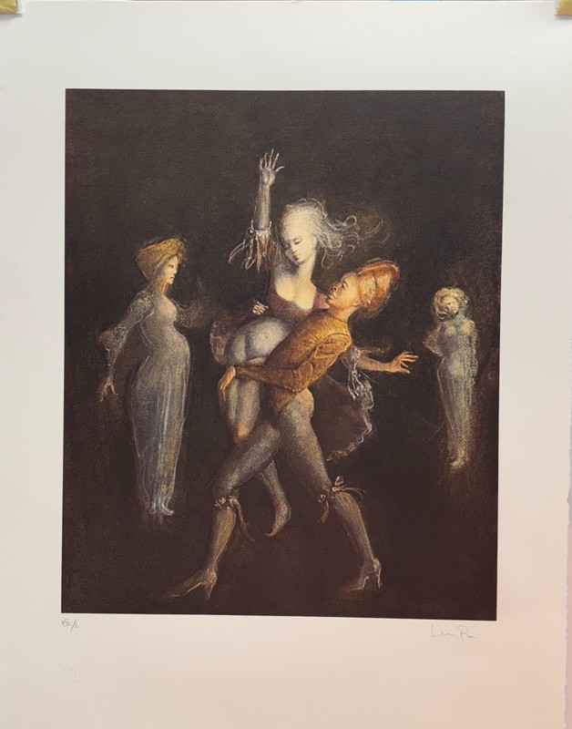 FINI, Leonor – Petites Enseignes pour la Nuit -L’ENLEVEMENT -Lithograph S/N