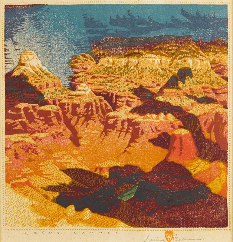 Gustave Baumann: Grand Canyon 22×30 Archival Quality Fine Art Print