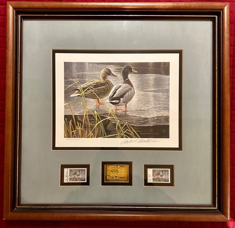 Robert Bateman 1985 Canada’s First Wildlife Habitat Conservation Signed Stamp