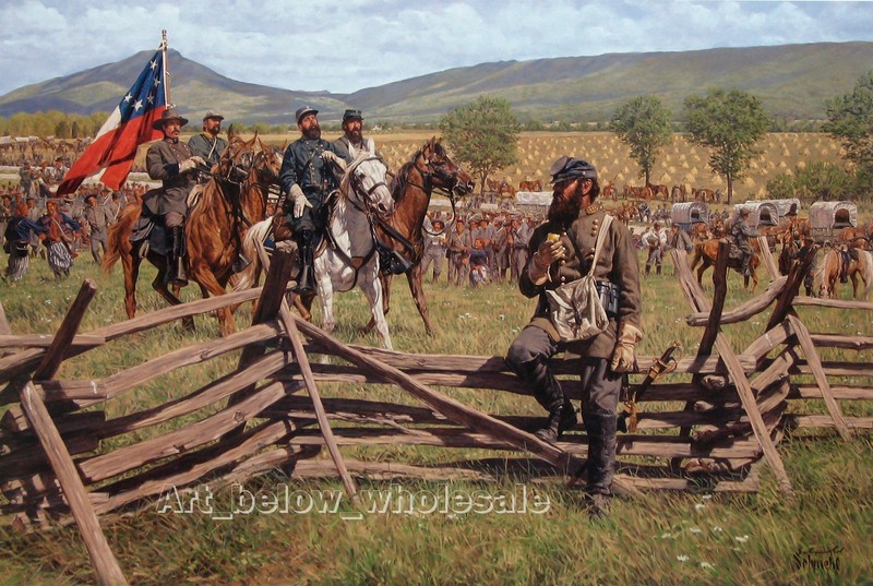 Bradley Schmehl The Prince and the Professor S/N Battle Shiloh Civil War Art