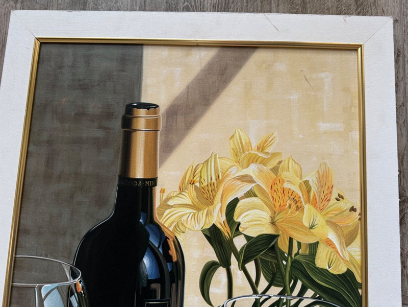SIGNED SCOTT JACOBS "MINER" WINE 19" X 32" PRINT NUMBER 16 OF 195 gallery
