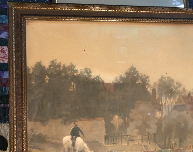 PARIS FRAMED Photogravure Print D.R. Knight 1900s CR 1893 2 Lady’s Renaissance gallery