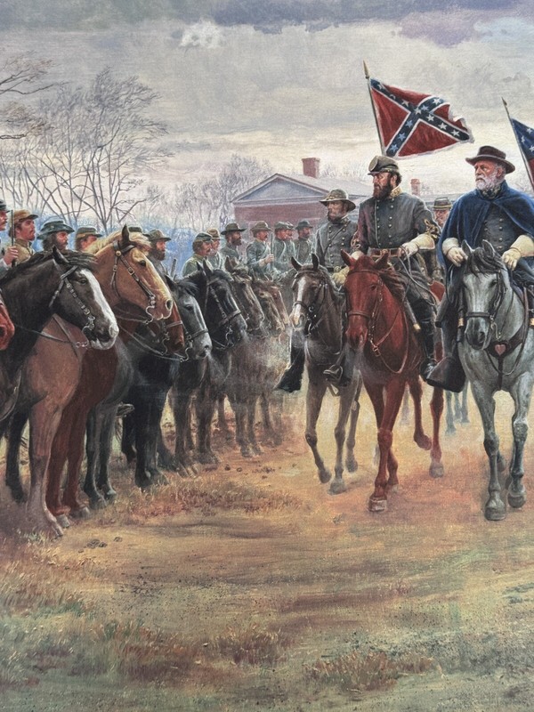 Mort Kunstler; The Review At Moss Neck; Offset Lithograph On Paper; MINT; W/ COA gallery