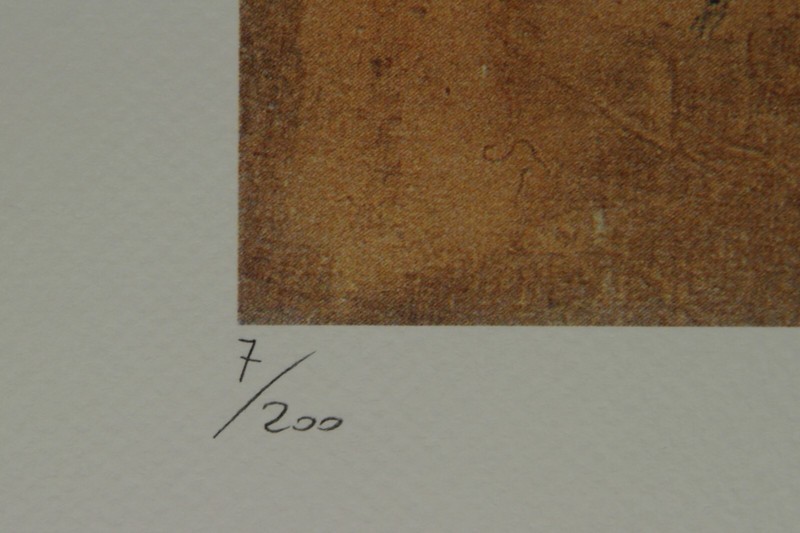 Pablo Picasso * 50 X 70 Cm * Signed Lithograph * Limited # 7/200 gallery
