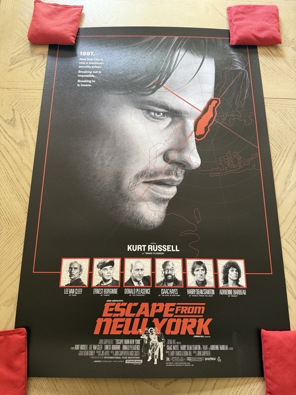 Escape From New York Poster Print Sideshow Snake Plissken Vice Press Kurt Russ