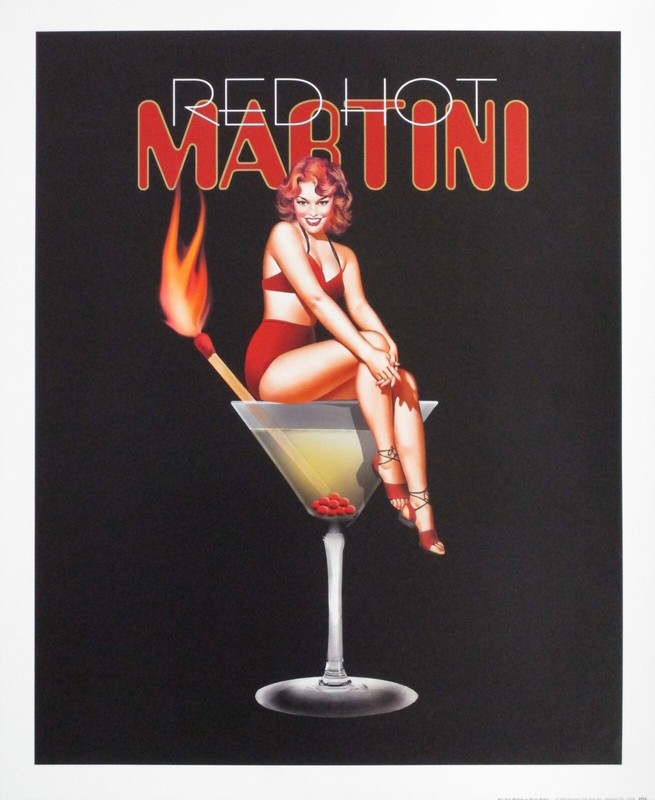 Ralph Burch Red Hot Martini 2003 Giclee Print