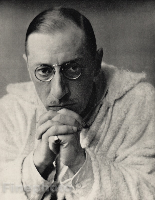 1921/66 Vintage 11x14 IGOR STRAVINSKY Music Piano Composer ALVIN LANGDON COBURN