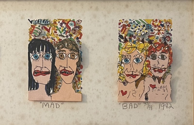 James Rizzi American Pop 3D Serigraph Signed Listed 1982 gallery