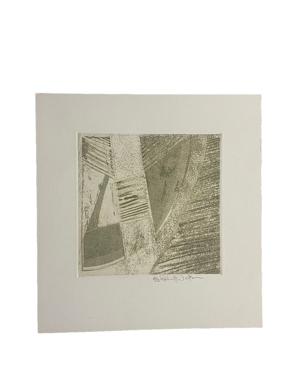 Watson Mid Century Abstract Etching 8/12 11*10 Inches