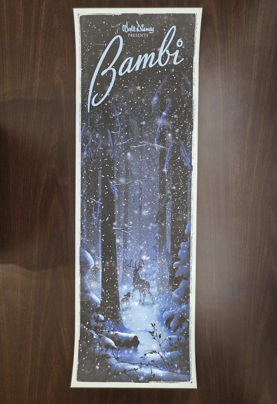 Ben Harman Bambi Night Variant Numbered /75 BNG Art Print
