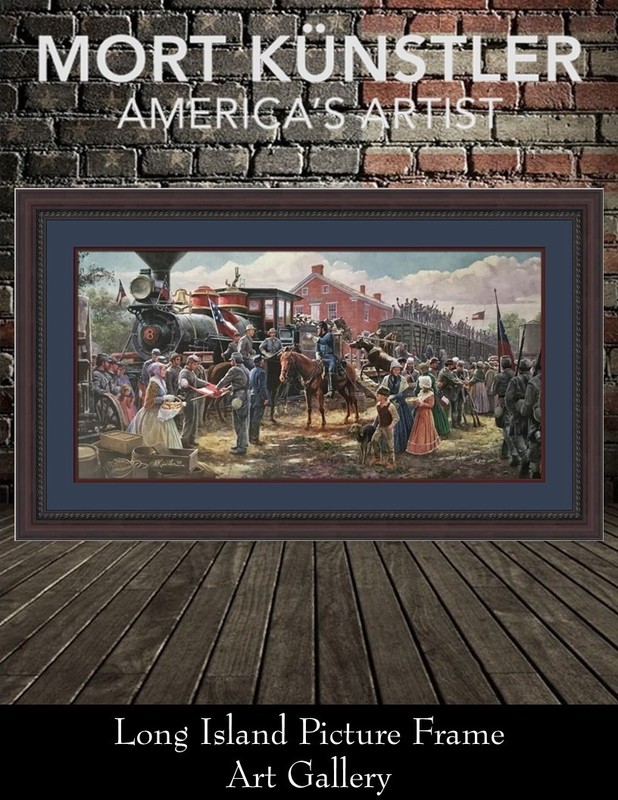 Mort Künstler “Victory Road The Rails” Signed Limited Edition Framed Print – COA