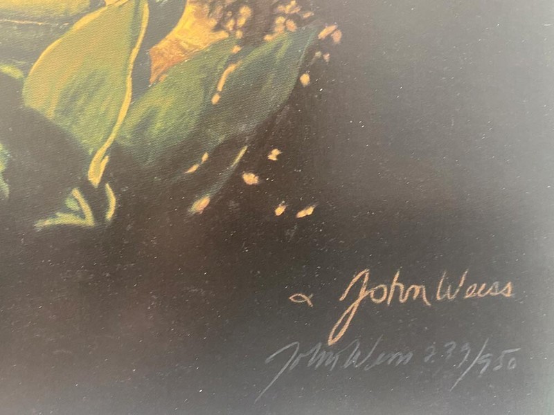 John Weiss - Evening Companions - 950 S/N Limited Edition -Size 16-1/2"x 22-1/2" gallery