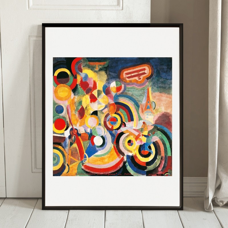 Art print Delaunay Homage to Bleriot giclee print poster wall Art home decor gallery