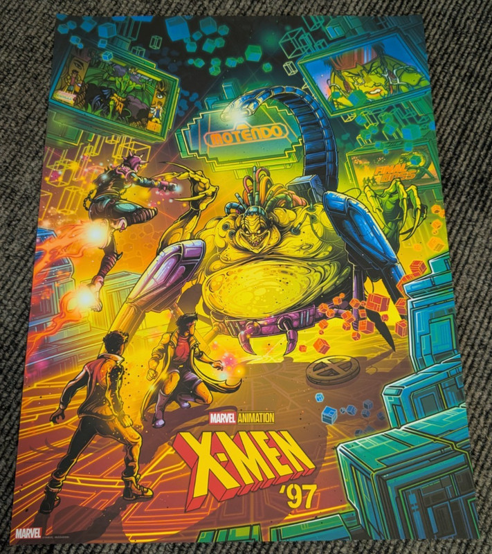 Bottleneck Gallery Dan Mumford X-Men ’97 Mojo’s Mayhem Variant Poster 27/50