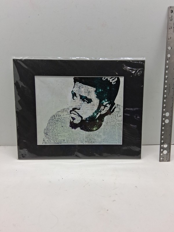 J Cole Matted Art Print, 14×11 Inch, Never Displayed, Hip Hop Rap Unique