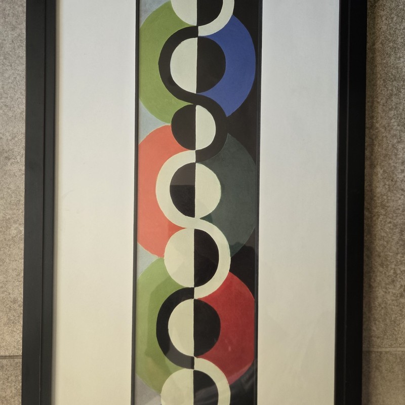 Robert Delaunay Endless Rhythm Framed Print Modern Orphist Art 42x18.5" gallery