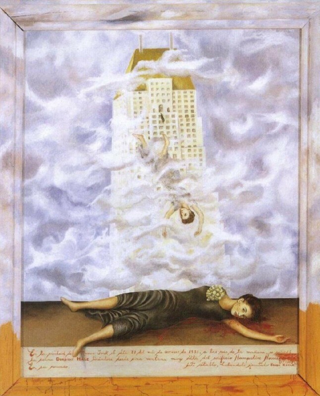 1938 The Suicide of Dorothy Hale, by Frida Kahlo Home Decor PRINT gallery