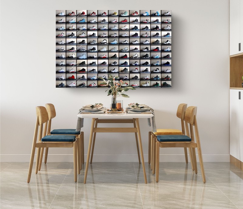 Sneakers Air Shoes Collections Canvas Décor Print Room Wall Art gallery