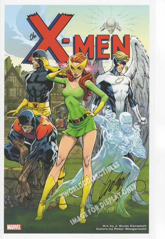 J SCOTT CAMPBELL UNCANNY X-MEN SDCC 2017 ART PRINT – SIGNED 11″x17″