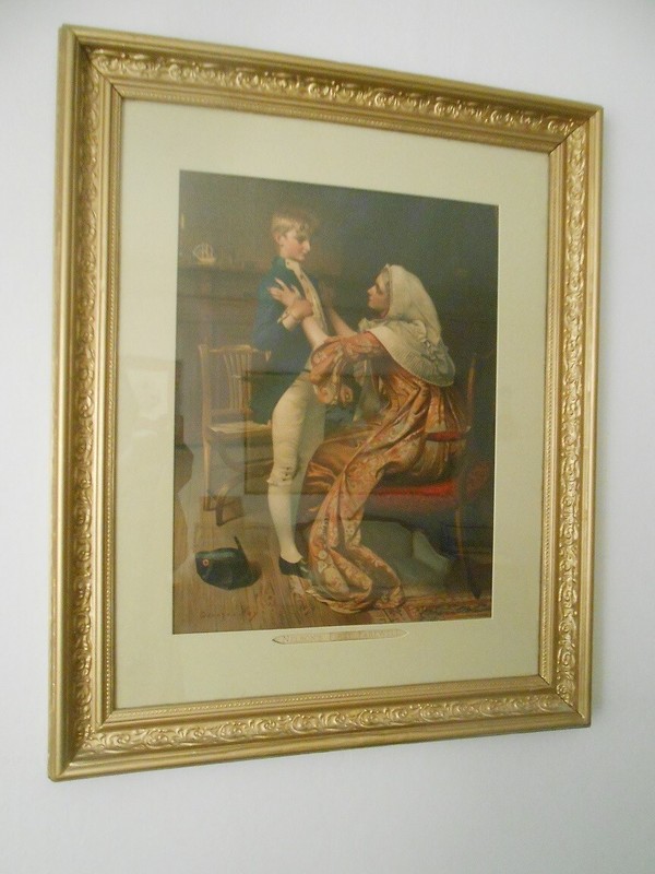Antique Admiral Horatio Lord Nelson First Farewell Chromolithograph Print 1926 gallery